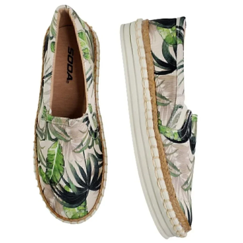 Soda Phenix Women's Espadrilles Slip-On Loafer
